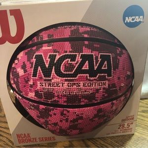 Wilson NCAA bronze series street ops edition pink digital camo basketball